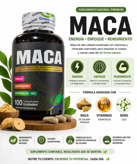 Maca negra greensoft