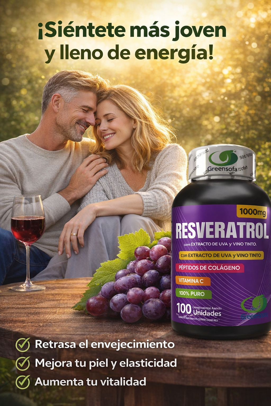 Resveratrol greensoft con registro INVIMA