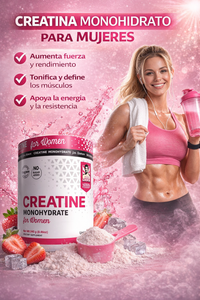 Creatina monohidratada for women
