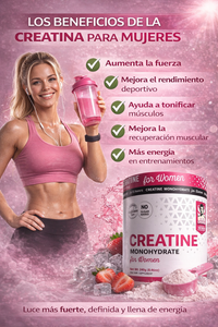 Creatina monohidratada for women