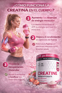 Creatina monohidratada for women