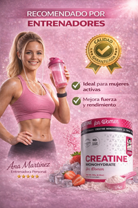 Creatina monohidratada for women