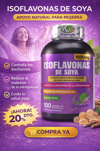 Isoflavonas de soya Greensoft