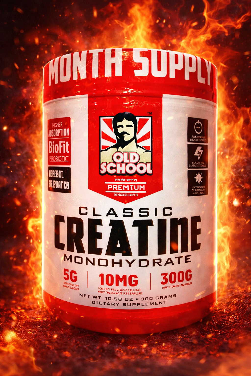 Creatina monohidrata old school
