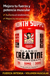 Creatina monohidrata old school