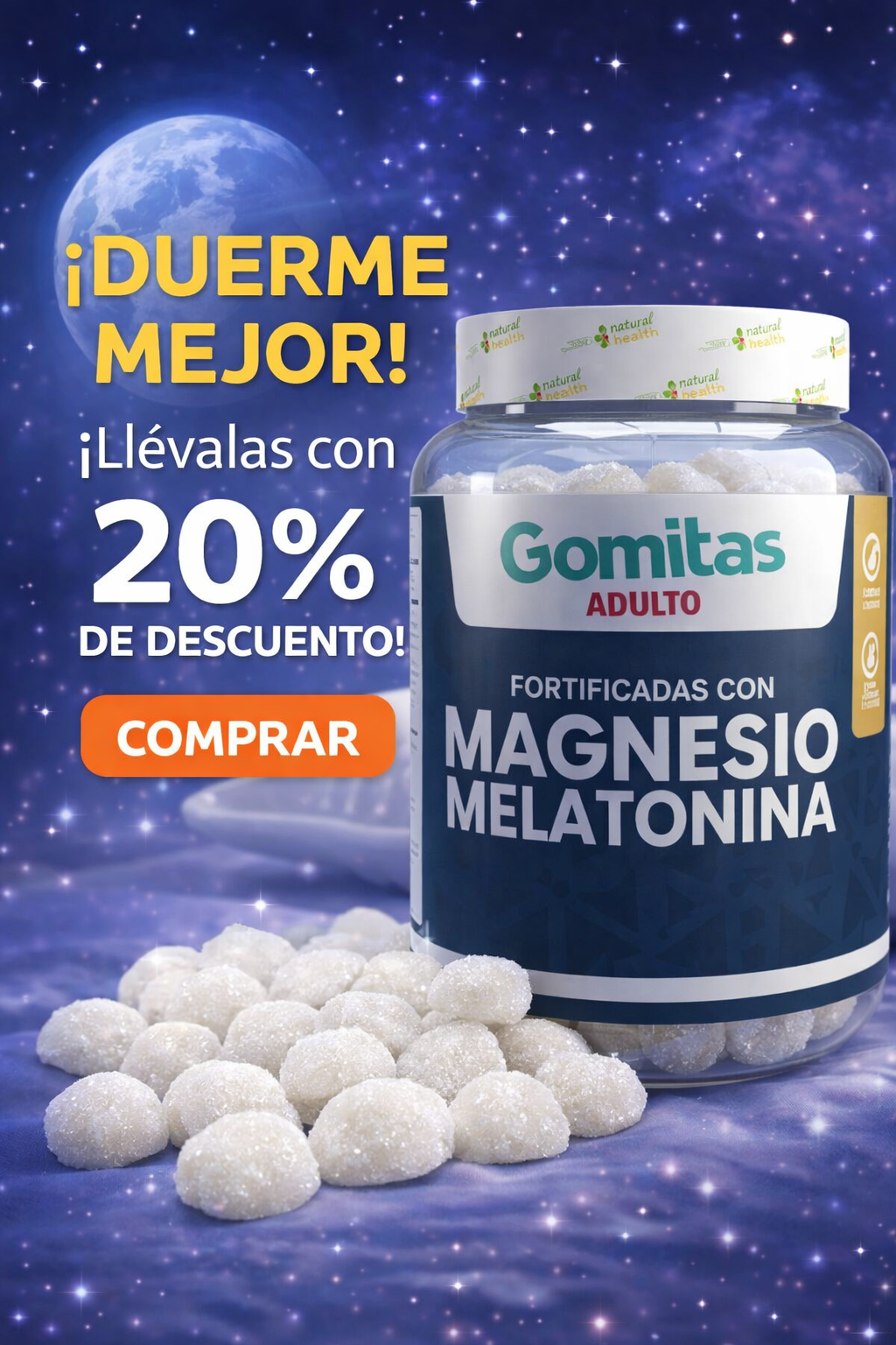 gomitas con magnesio y melatonina