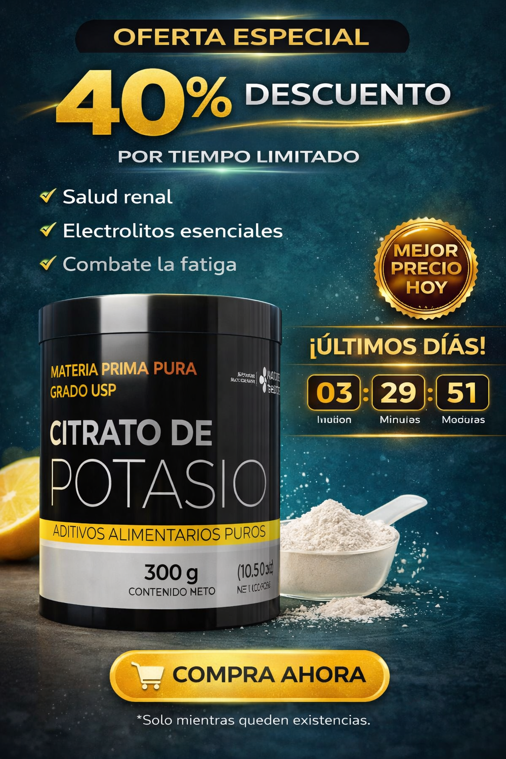 Citrato de Potasio