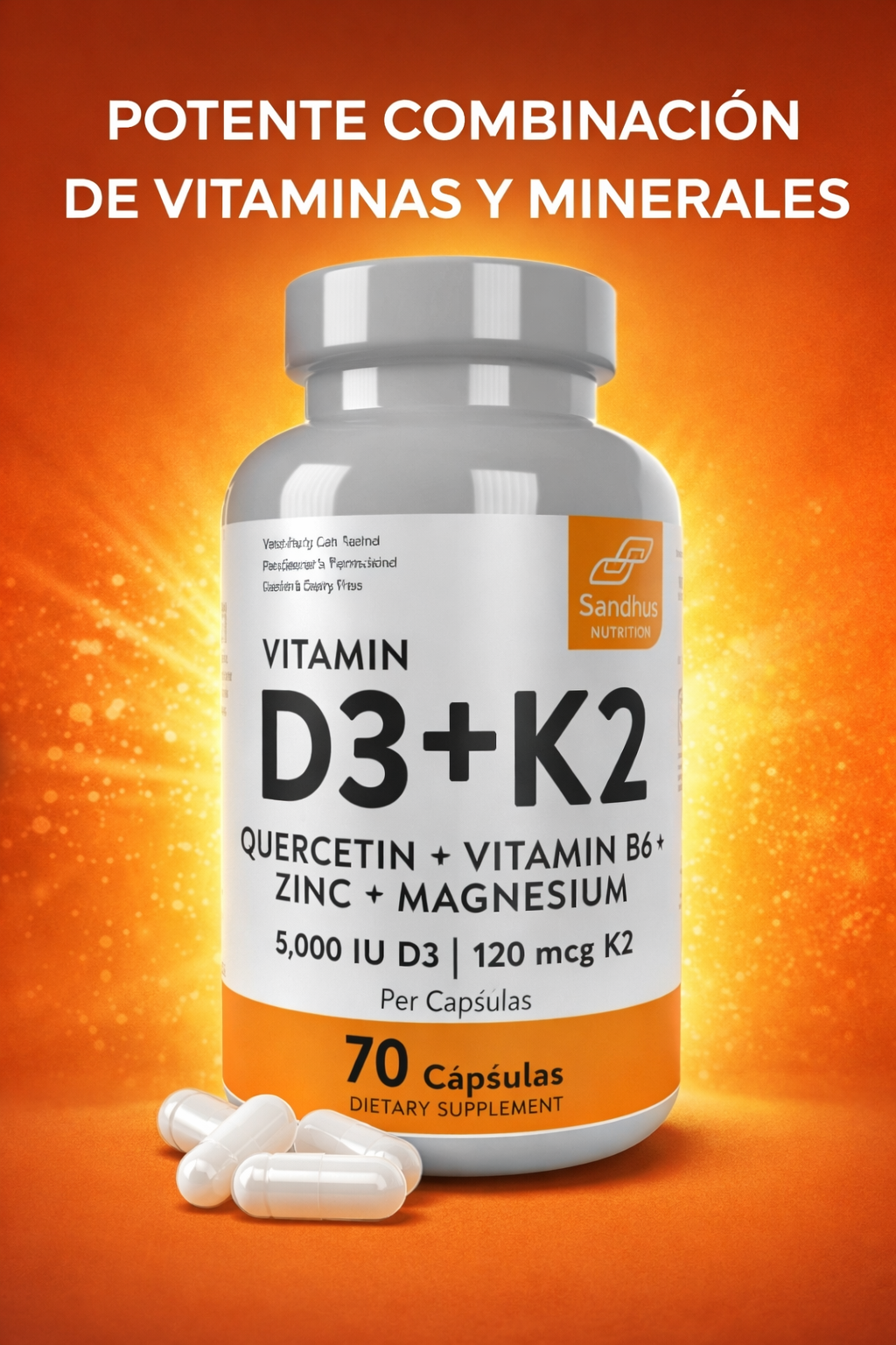 Vitamina D3 +k2