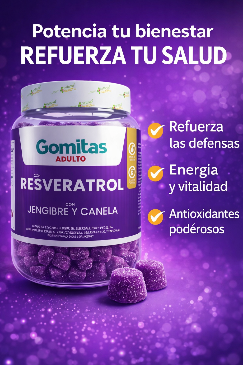 Gomitas resveratrol