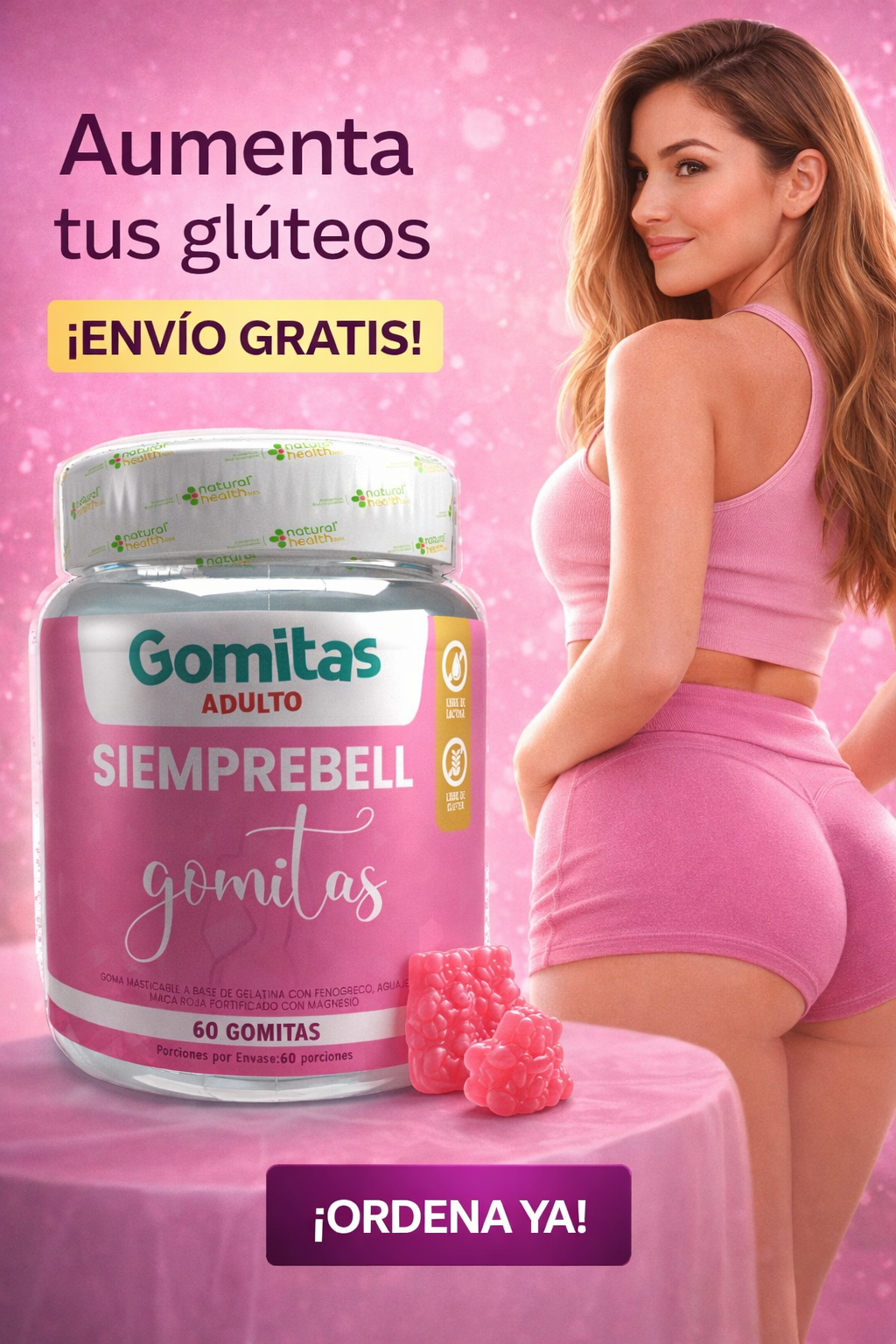 Gomitas Siemprebell Aguaje maca fenogreco
