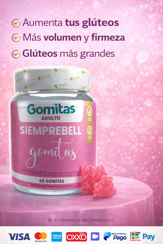Gomitas Siemprebell Aguaje maca fenogreco