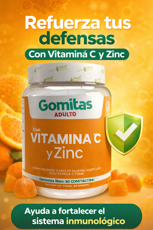Gomitas vitamina C y  Zinc