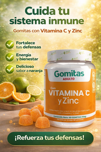 Gomitas vitamina C y  Zinc