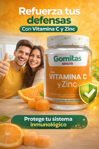 Gomitas vitamina C y  Zinc