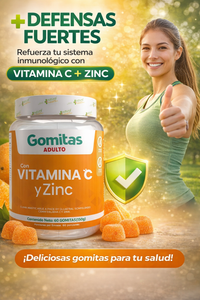 Gomitas vitamina C y  Zinc