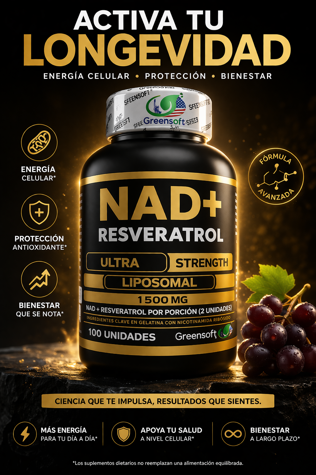Nad+Resveratrol Greensoft