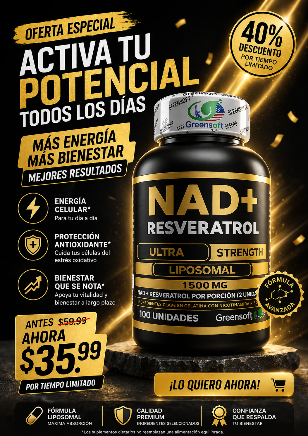 Nad+Resveratrol Greensoft