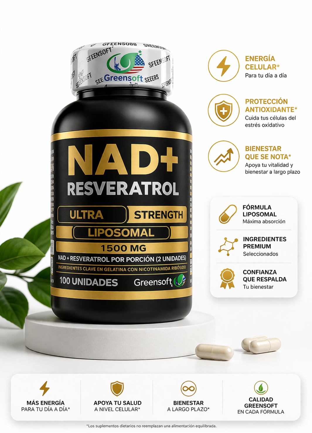 Nad+Resveratrol Greensoft
