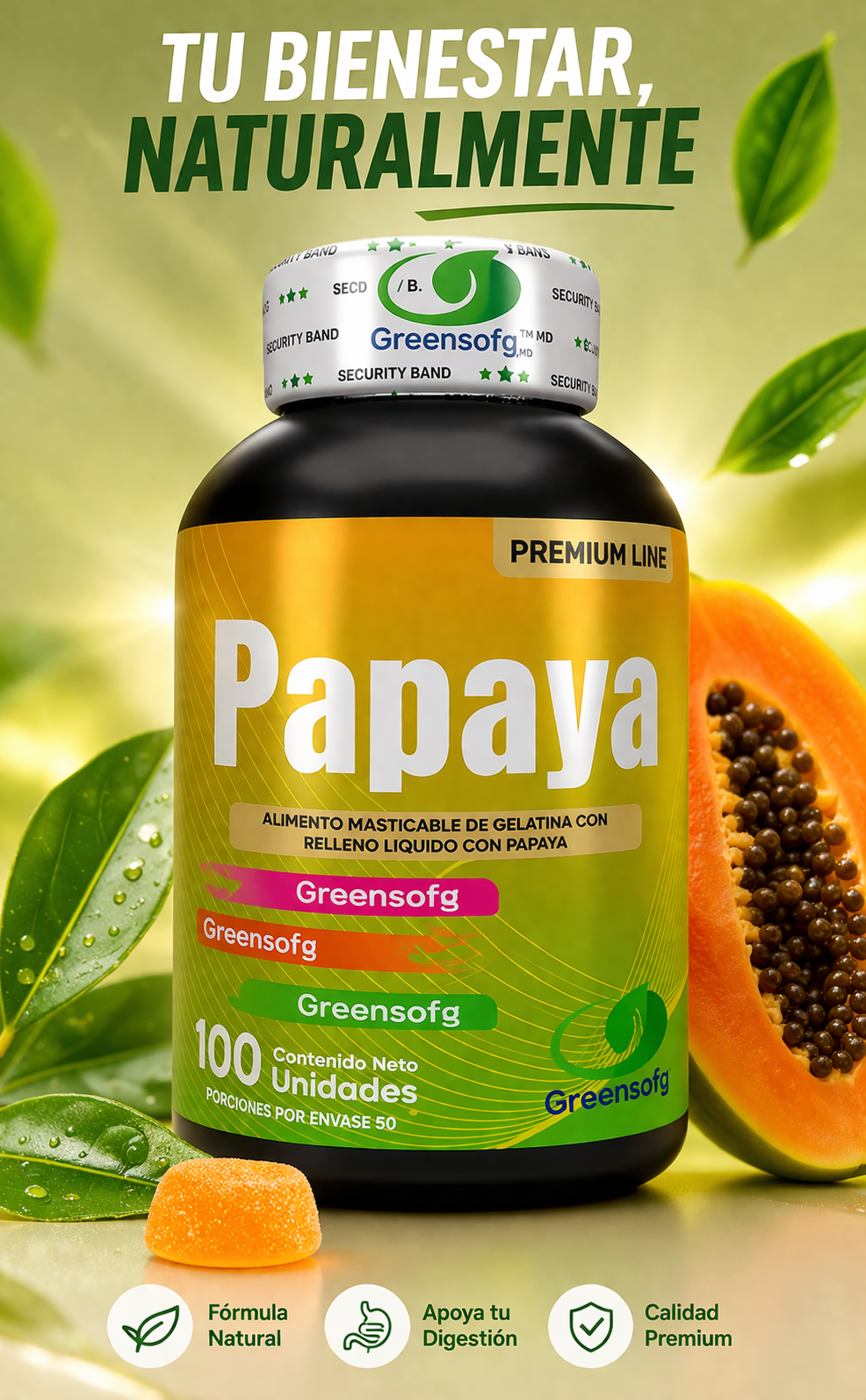 PAPAYA con registro INVIMA