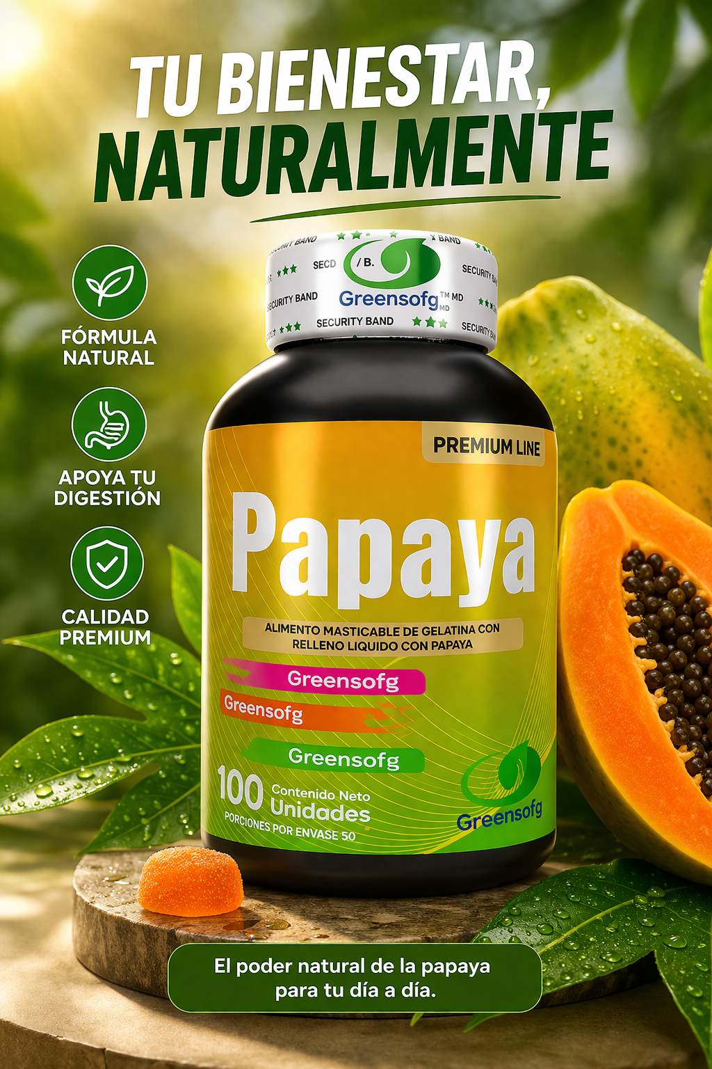 PAPAYA con registro INVIMA