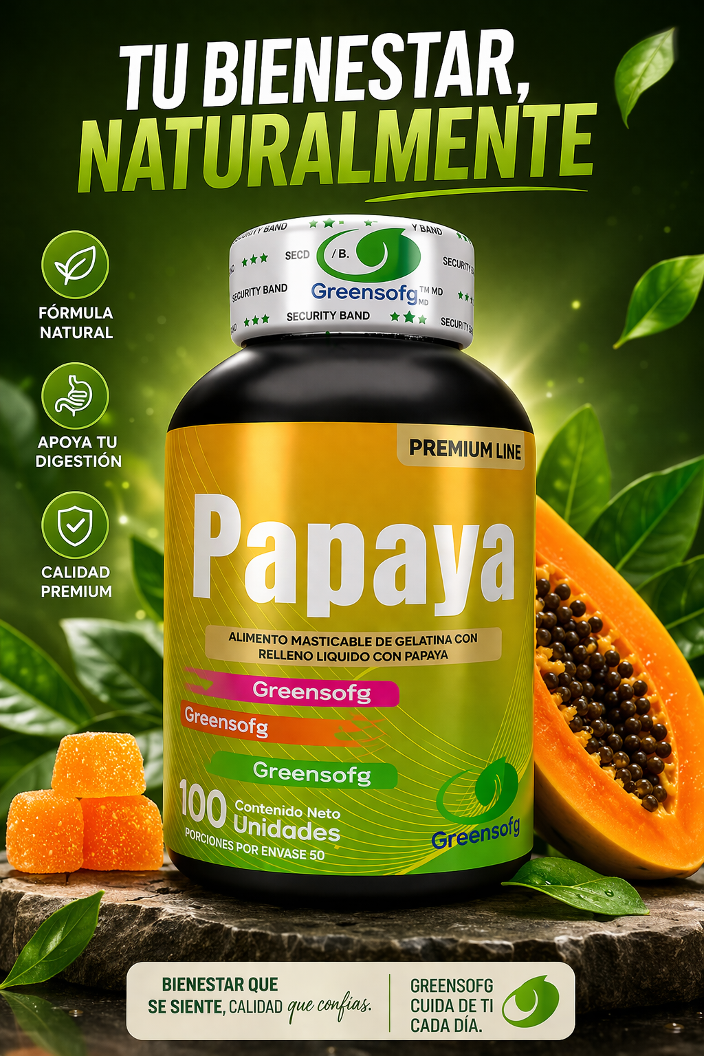 PAPAYA con registro INVIMA